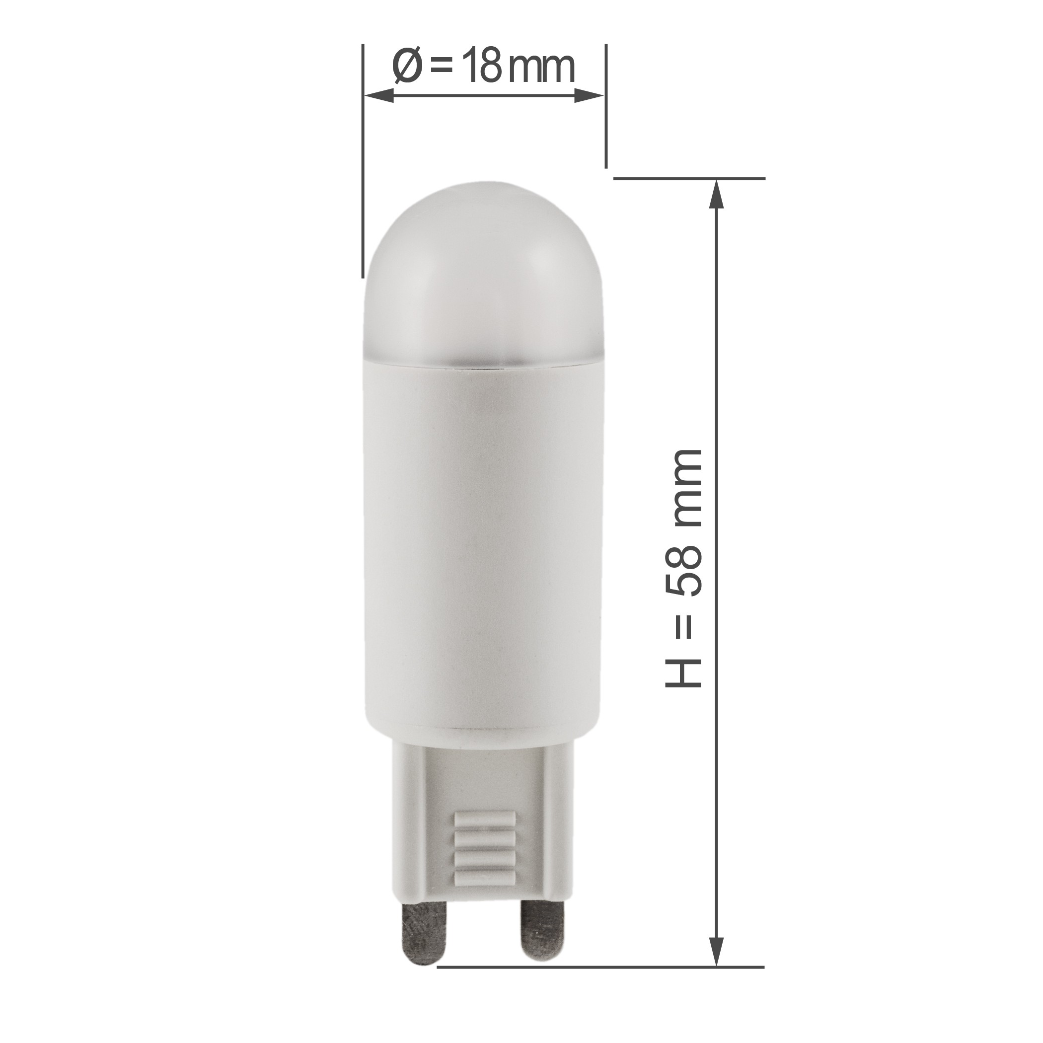 LED Lampen G9 LED G9 Warmweiß G9 LED 2W 230V SEBSON Leuchtmittel G9 LED