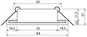 Downlight dimensions