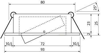 Downlight ES_Typ 8 dimensions